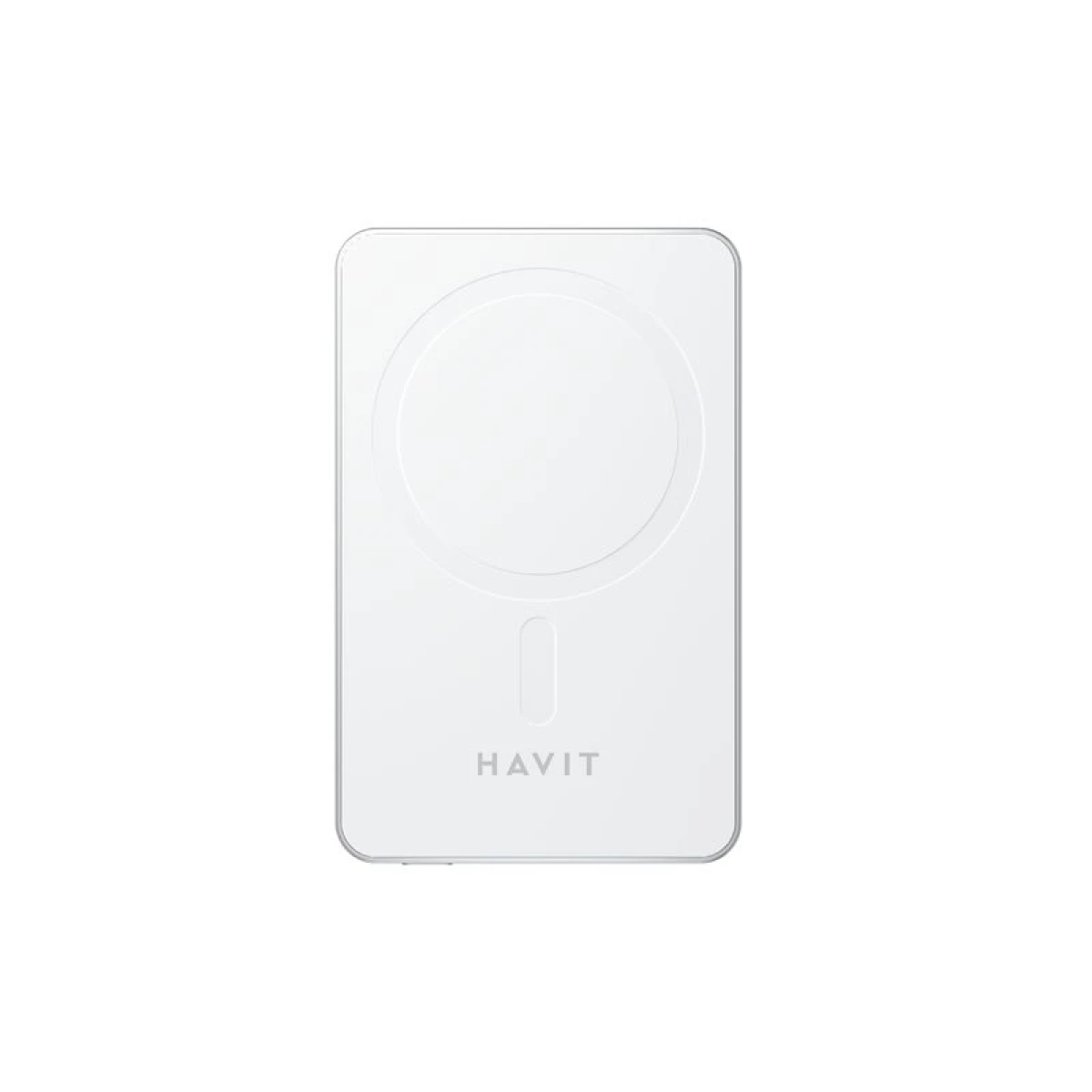HAVIT PB5216 5000mAh Magnetic Wireless Power Bank – White HAVIT PB5216 5000mAh Magnetic Wireless Power Bank – White
